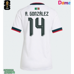 Mexico Armando Gonzalez #14 Replika Udebanetrøje Dame VM 2026 Kortærmet